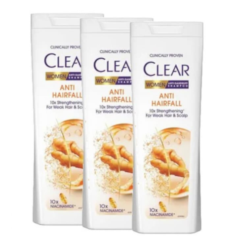 Sampon si balsam par - Pachet 3 x 360 ml Sampon Clear Women Anti HairFall