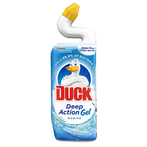 Odorizant toaleta - Pachet 3 X Gel Deep Action Marine Duck 750ml