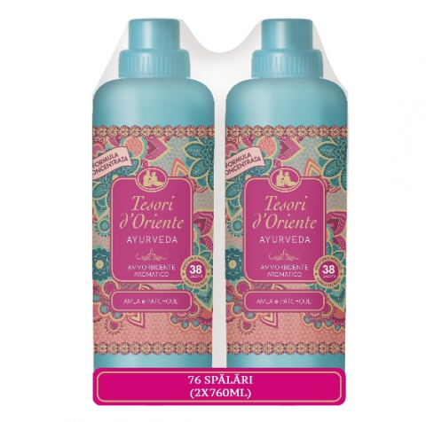 Balsam rufe - Pachet Balsam de rufe Tesori d'Oriente Ayurveda 2x38 de spalari, 2x760ML