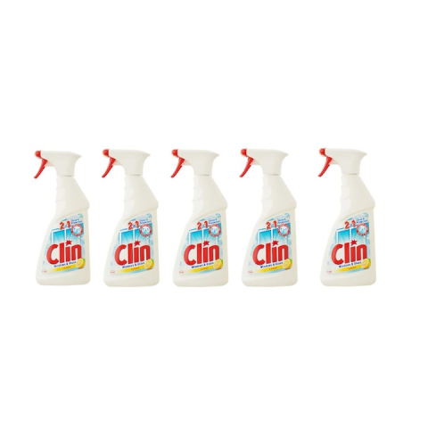 Produse Curatenie - Pachet promo Detergent geamuri Clin Lemon Pistol , 5x 500ml