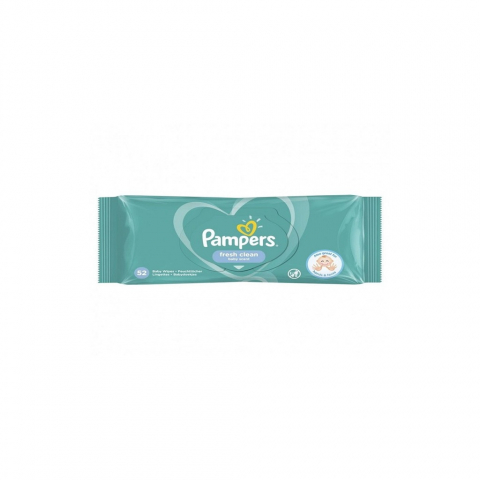 Pampers fresh clean Servetele Umede, 6 pachete x 52, 312 buc [1]