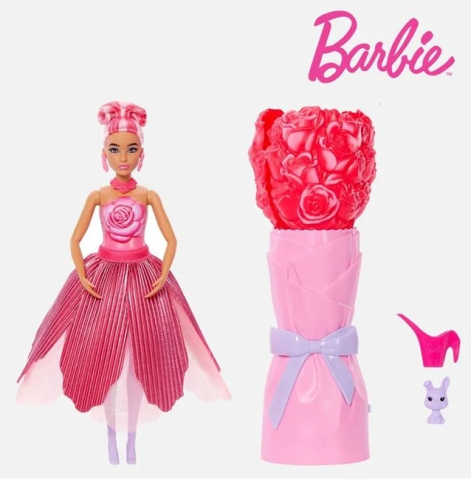 Jucarii fete - Papusa Barbie Pop Reveal Trandafir Rosu - Mattel