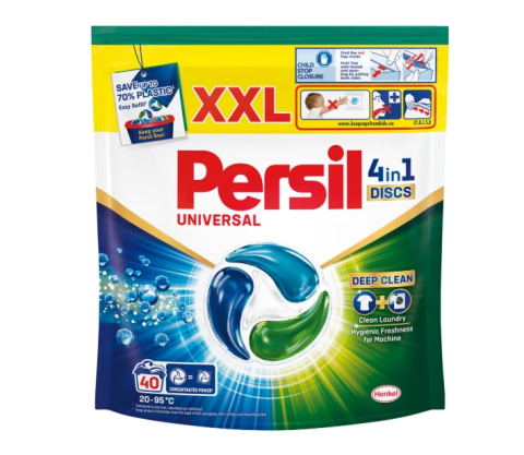 Detergent rufe - Detergent de rufe Persil 4in1 Discs Universal, 40 spalari