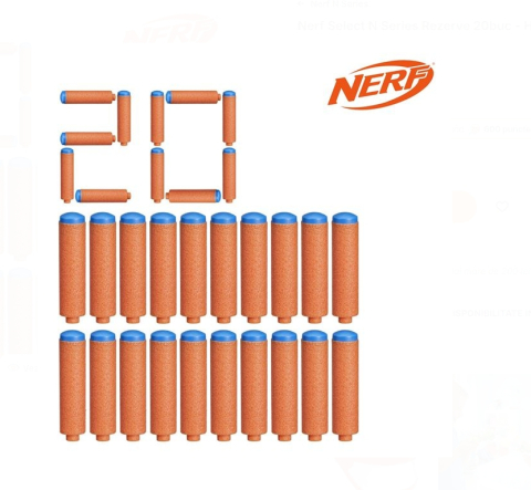 Arme cu Sageti din Spuma - Rezerve Nerf Select N Series - 20 bucati