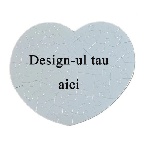 Personalizate - Puzzle personalizat - Inima