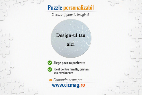 Puzzle personalizat - Puzzle personalizat - Rotund