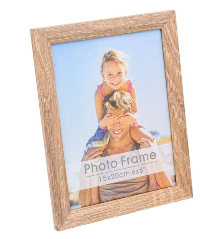 Rame Foto - Rama Foto Decorativa Model Efect de Lemn Deschis 15x20cm