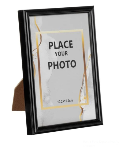Rame Foto - Rama Foto Decorativa Neagra 10x15cm