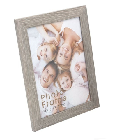 Rame Foto - Rama Foto Decorativa din Lemn Gri 13x18cm