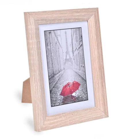 Rame Foto - Rama Foto Decorativa Model Efect de Lemn Natural 10x15cm