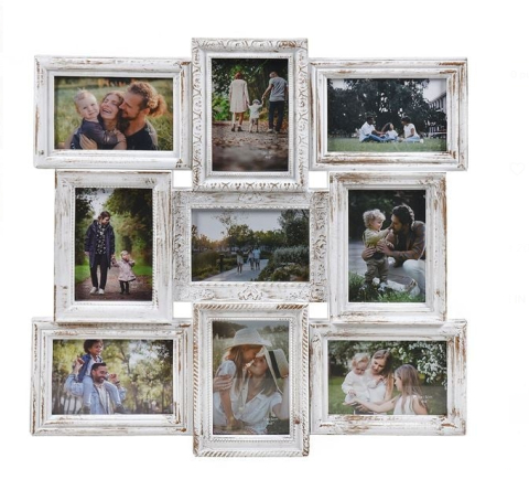 Rame Foto - Rama Foto Alba Brushed (9 poze ) 51.5x51.5cm