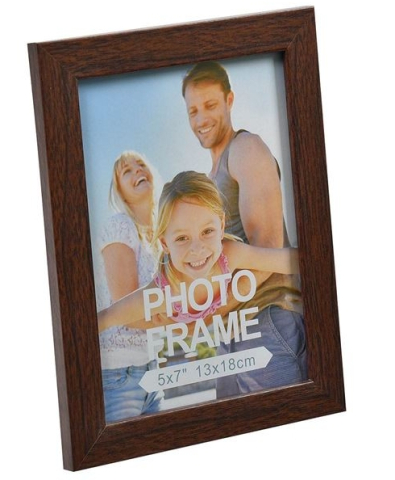 Fama Foto Decorativa din Lemn Maro Inchis 13x18cm [1]
