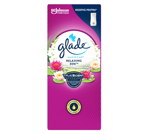 Odorizant Camera - Rezerva odorizant de camera Glade touch & fresh Relaxing Zen, 10 ml