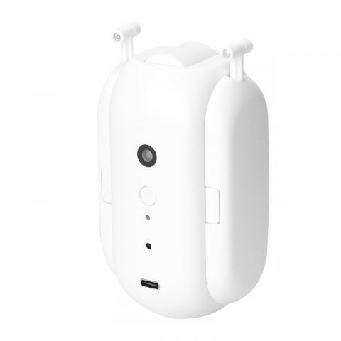 Robot Automatizare Draperii sau Perdele, Control prin Aplicatie (Tuya/SmartLife), Functie de Programare,  Senzor de Lumina, Pentru Sina Tip U sau I, Bluetooth, ALB [0]