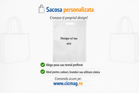 Sacose si Rucsace Personalizate - Sacosa textil 43x34 - Personalizata