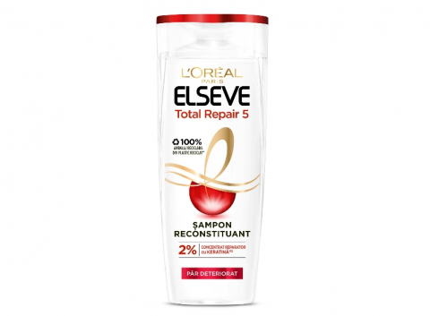 Ingrijire personala - Sampon L'Oreal Paris Elseve Total Repair 5 pentru par deteriorat, 400 ml