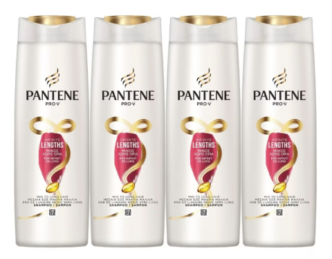 Sampon si balsam par - Set 4 x Pantene Sampon 400ml Infinite Lengths 400ml
