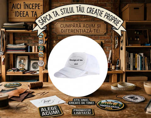 Sapca personalizata - Sapca personalizata - alba