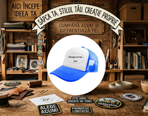 Sapca personalizata - Sapca personalizata - albastru inchis