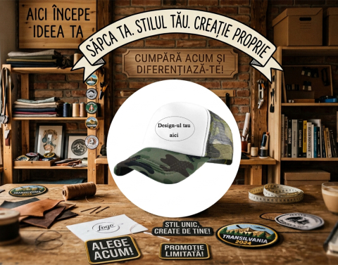 Cadouri pentru EL - Sapca personalizata - army