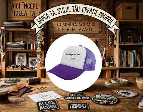 Sapca personalizata - Sapca personalizata - mov
