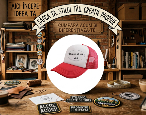 Seturi Cadou - Sapca personalizata - rosie