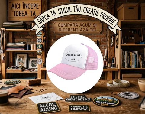 Seturi Cadou - Sapca personalizata - roz
