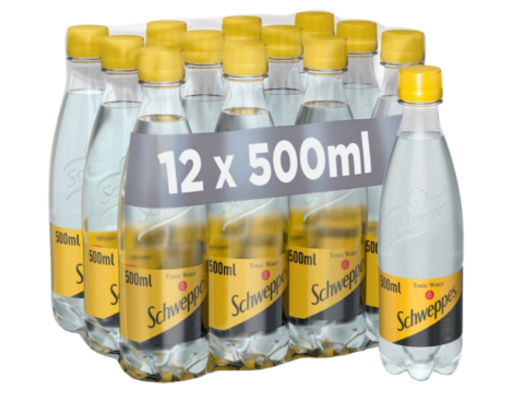 Bauturi carbogazoase - Schweppes Tonic Water Pet 0.5 L, 12 buc/bax