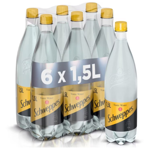 Apa tonica, 6 x 1.5 l, Schweppes