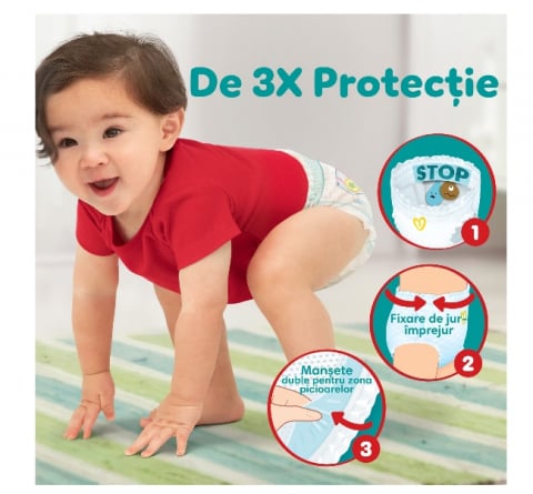 Scutece-chilotel Pampers Pants Jumbo Pack Marimea 5, 12-17 kg, 48 buc [2]
