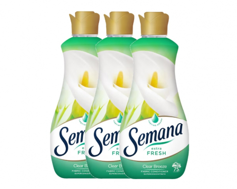Balsam de rufe Semana Clear Breeze, 3 x 1.5 L, 225 spalari