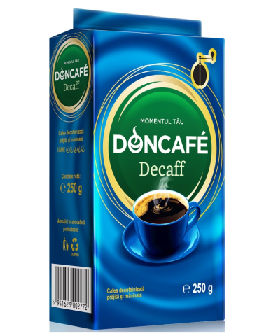 Cafea macinata decafeinizata, Doncafe, 250 g [1]