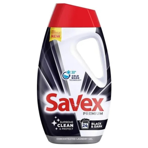 Detergent rufe - Set 2 x Detergent de Rufe Lichid Savex Premium Black & Dark, 24 Spalari, 1.08 l