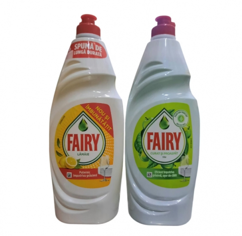 Detergent vase - Set 2 x Detergent de vase Fairy, Apple, Lemon, 750 ml