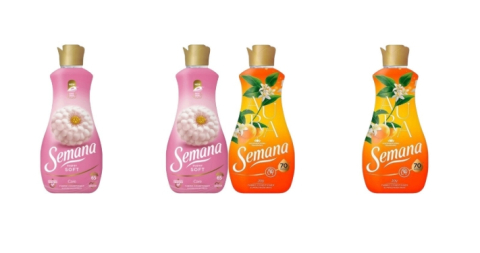 Produse Curatenie - Set 4 x Semana Variety, 2 x Super Soft Balsam Rufe 1.3L Care 65 Spalari, 2 x Balsam Rufe 1.4L Aura Joy 70