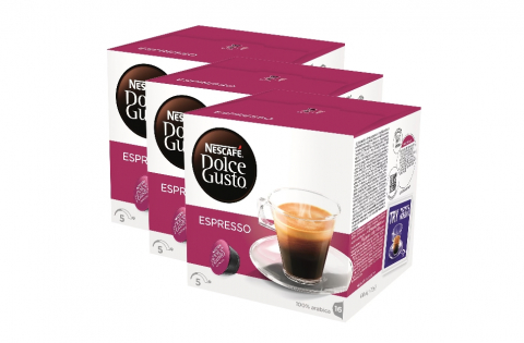 Set 3 x Cafea capsule, Nescafé Dolce Gusto Café Au Lait, 48 buc, 480 g [9]