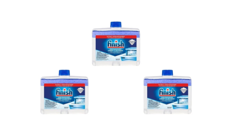 Produse Curatenie - Set 3 x Finish Solutie Intretinere 250ml Regular Masina Spalat Vase, fresh aroma, parfum floral