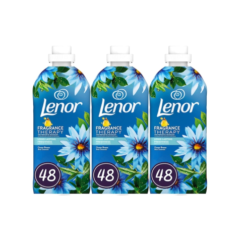 Produse Curatenie - Set 3 x Lenor Balsam Rufe 1.2L Fragrance Therapy Ocean Breeze
