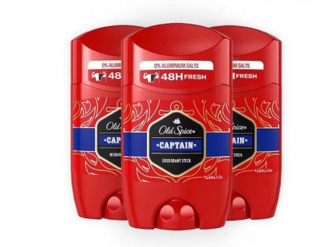 Deodorante si antiperspirante - Pachet 3 x Deodorant stick Old Spice Captain, 50 ml