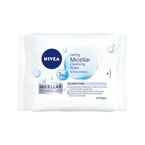 Ingrijire personala - Set 3 x Servetele Demachiante x 25 Micelare Nivea Visage Cleansing