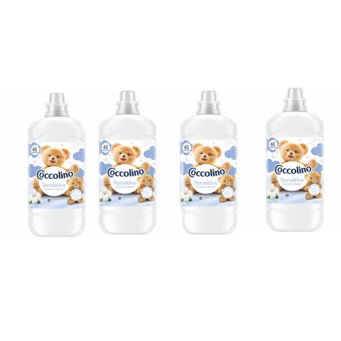 Produse Curatenie - Set 4 x Coccolino Balsam De Rufe Sensitive 1.403L 61 Spalari