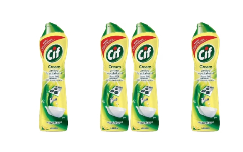 Solutie suprafete - Set 4 x Cif Cream Solutie Universala 500ml Lemon