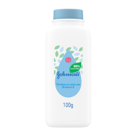 Sampon si lotiuni copii - Set 4 x Pudra pentru Bebelusi Johnson's Baby, cu Aloe Vera si Vitamina E, 100 g