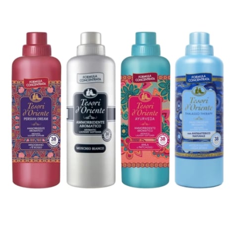 Balsam rufe - Set 4 Balsam de rufe Tesori d'Oriente 760 ml, Thalasso, Persian, Mosc, Ayurveda