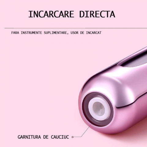 Set 5 Sticle Parfum, Reincarcabile, Reutilizabile, 5 ML, Metal, Pentru Calatorii, Rosu, Mov, Auriu, Verde si Negru [2]