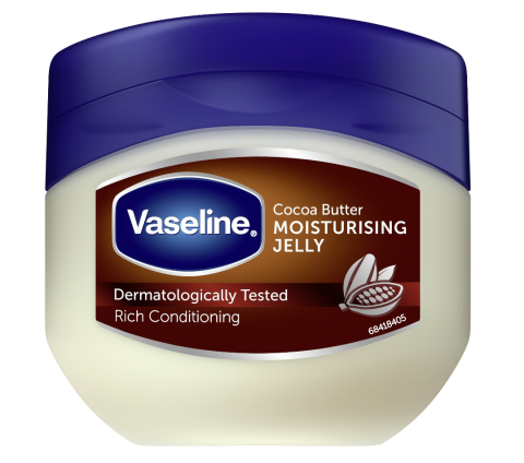 Ingrijire corp si par - Vaselina cosmetica cu unt de cacao Vaseline, pentru un ten luminos si hidratat, 100 ml