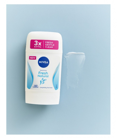 Set 3 Antiperspirante Nivea Fresh Natural, efect 48h, fara alcool, 50mlx3 [1]
