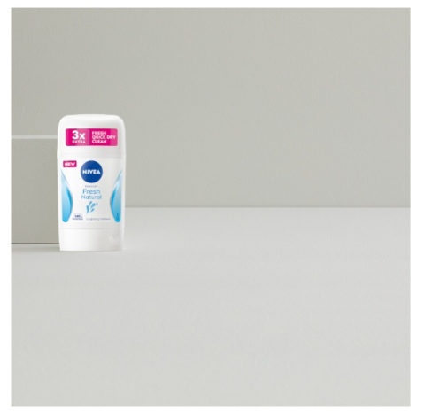 Set 3 Antiperspirante Nivea Fresh Natural, efect 48h, fara alcool, 50mlx3 [2]