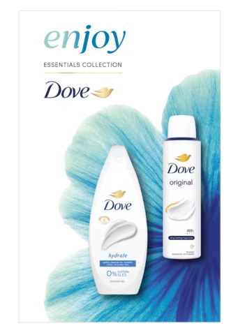 Seturi Cadou - Set cadou Dove Enjoy: Gel de dus Hydrating 250ml, Deodorant Dove Original 150ml