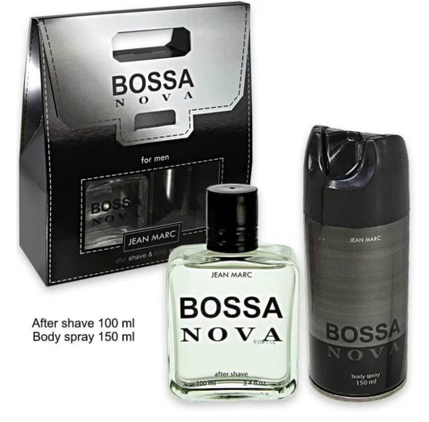 Set Cosmetice Barbati JEAN MARC Bossa Nova, After Shave 100 ml si Spray Deodorant de Corp 150 ml [1]